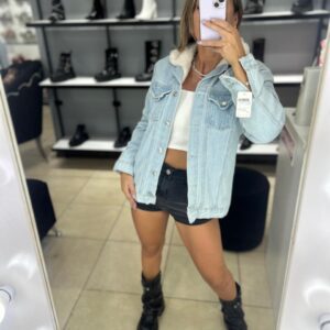 Campera Jeans Art  Pelo-