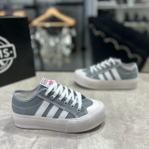 Zapatilla Art Niza Lona Gris-