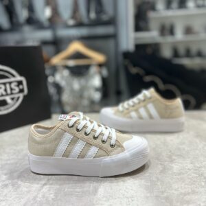 Zapatilla Art Niza Lona Beige-
