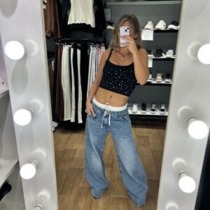 Jeans Doble Cintura Art Annie-